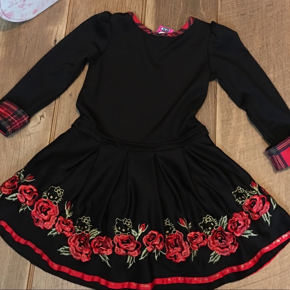 HELLO KITTY DRESS BLACK KIDS - Picture 6 of 6